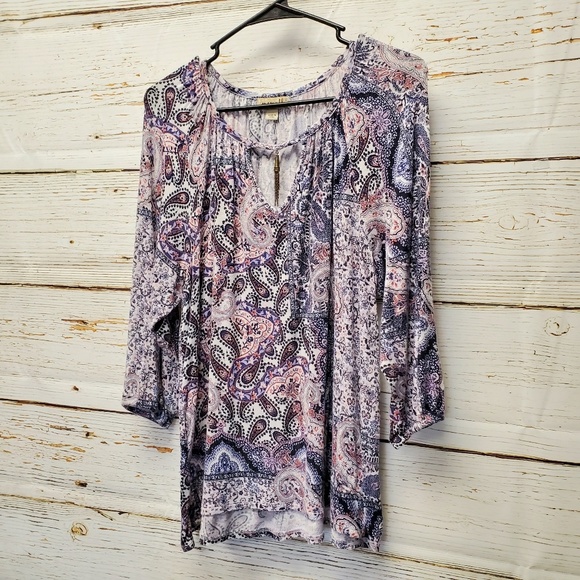 One World Paisley Print Tunic - Picture 2 of 5